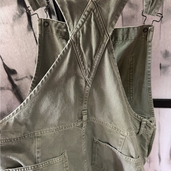 Free People Olive Green Shortalls - Picture 3 of 3